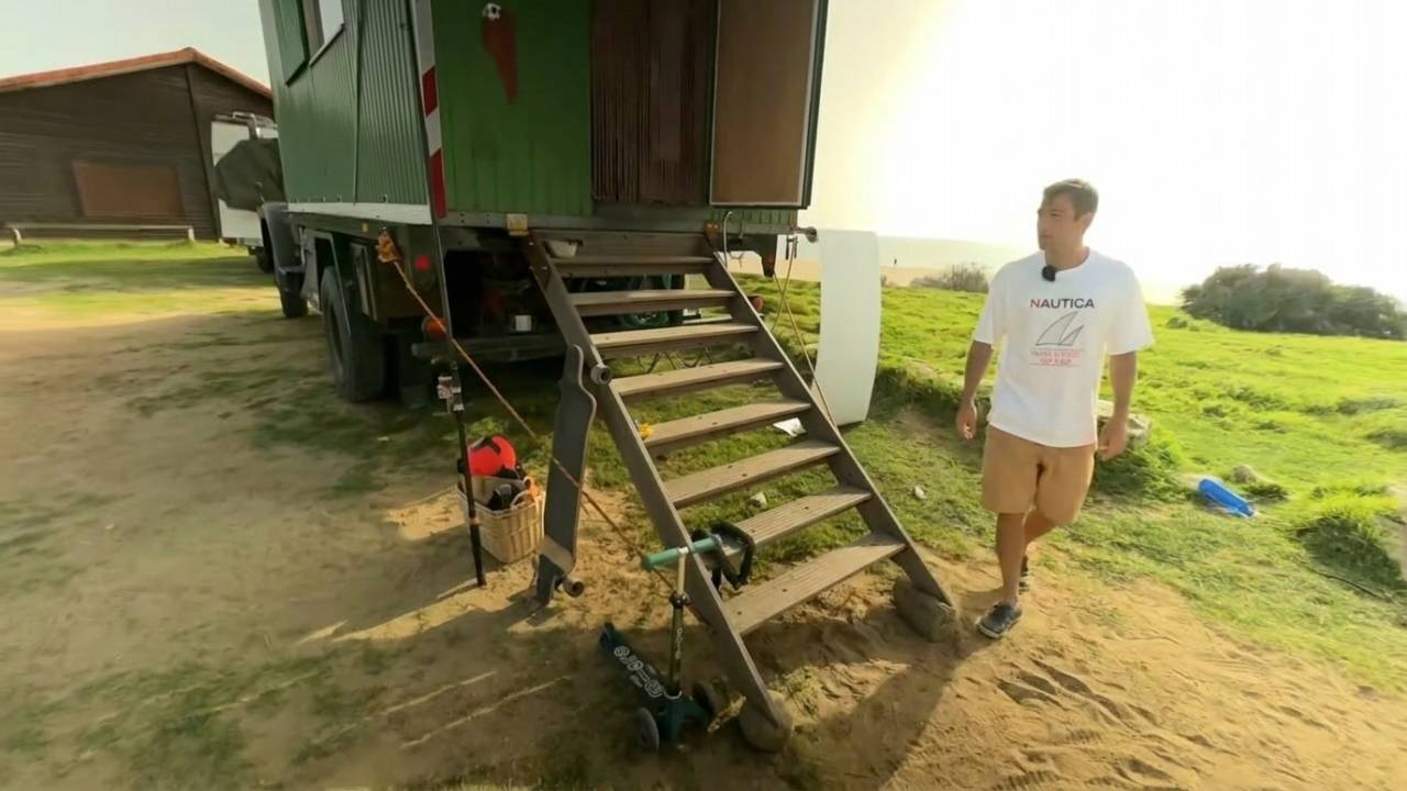 How a Vintage Swiss Army Truck Became a Tiny Home on Wheels