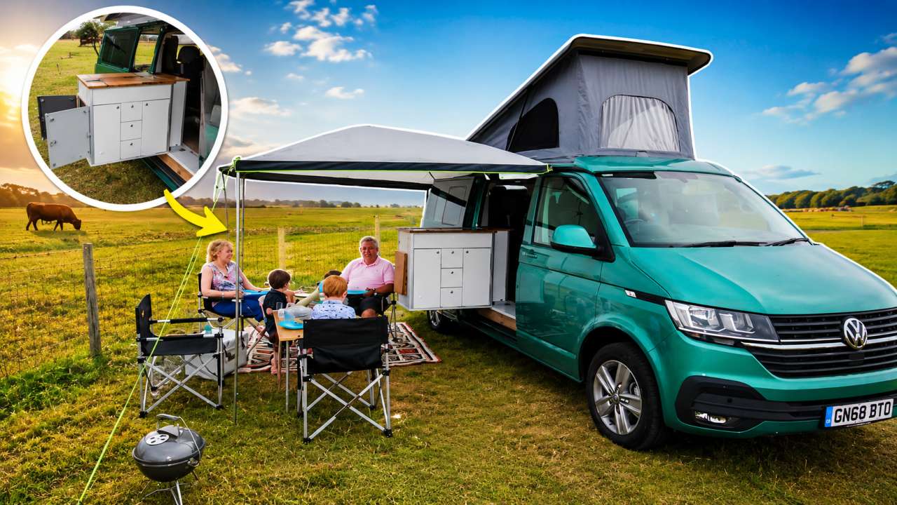 This Compact Camper Van Kit Has a Genius
