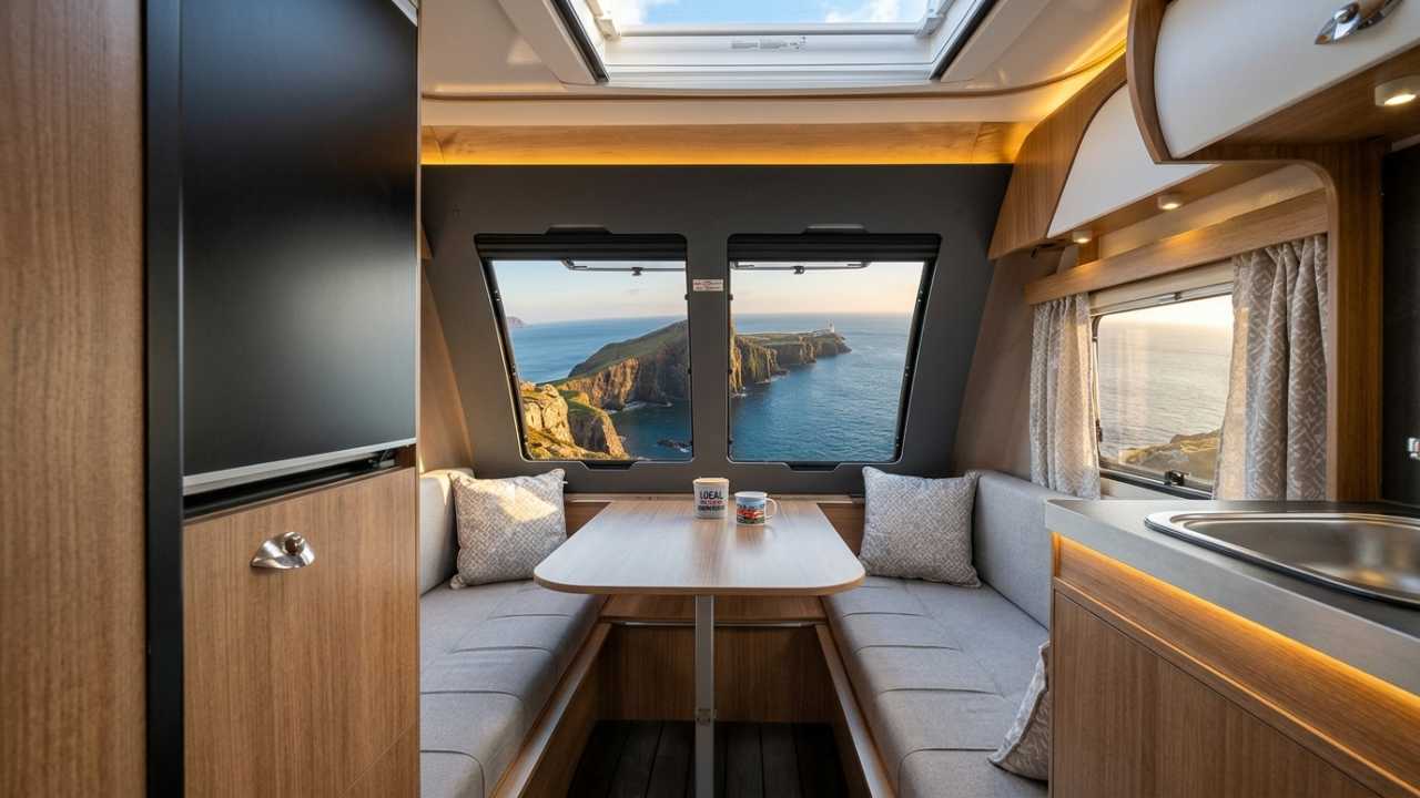 Large Windows Create a More Open Camping Experience