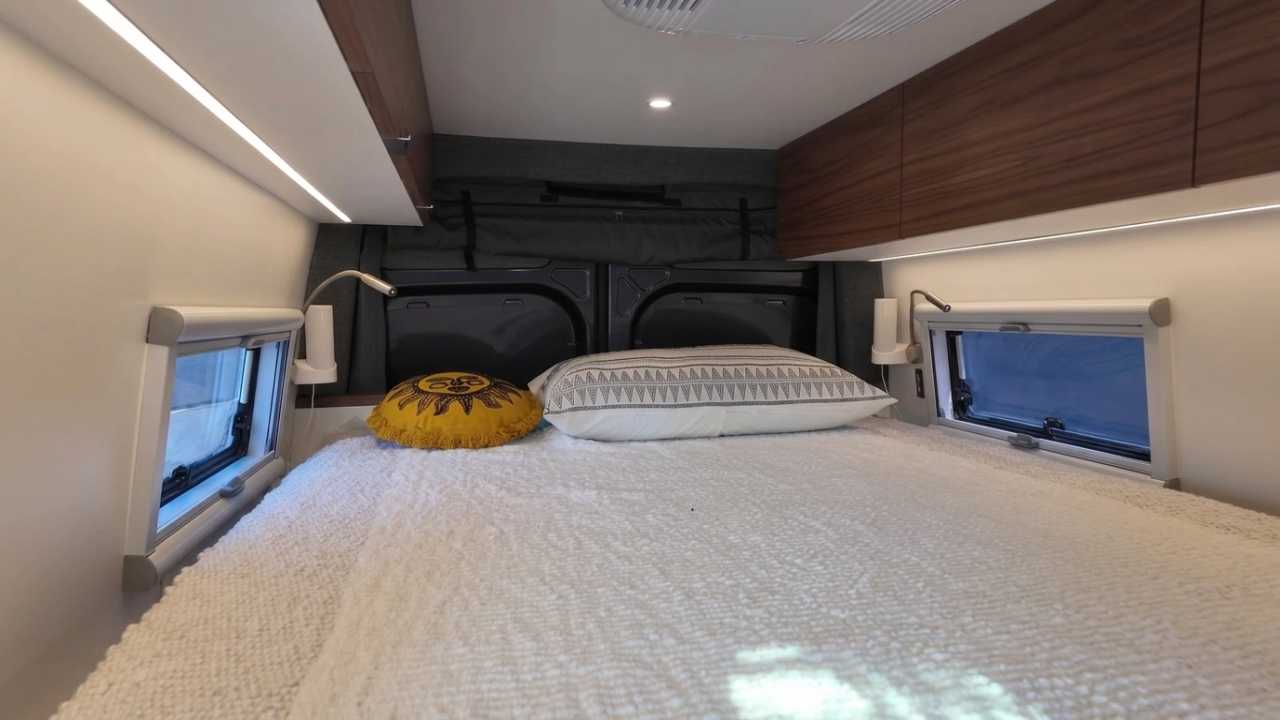 King-Size Bed and Powerful Off-Grid Systems