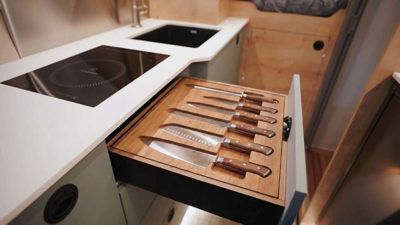 Luxury Kitchen, Smart Bathroom, and a Bedroom Made for Long Adventures