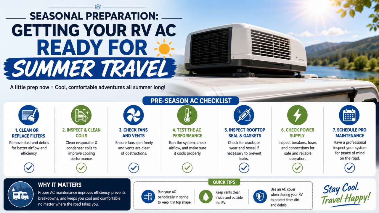 Seasonal Preparation Getting Your RV AC Ready for Summer Travel